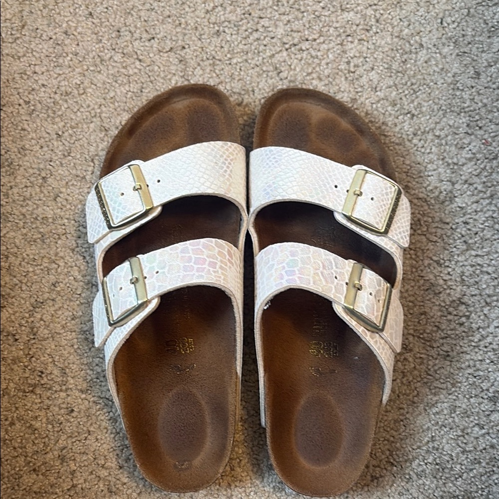 Shiny Snake Womens Birkenstock